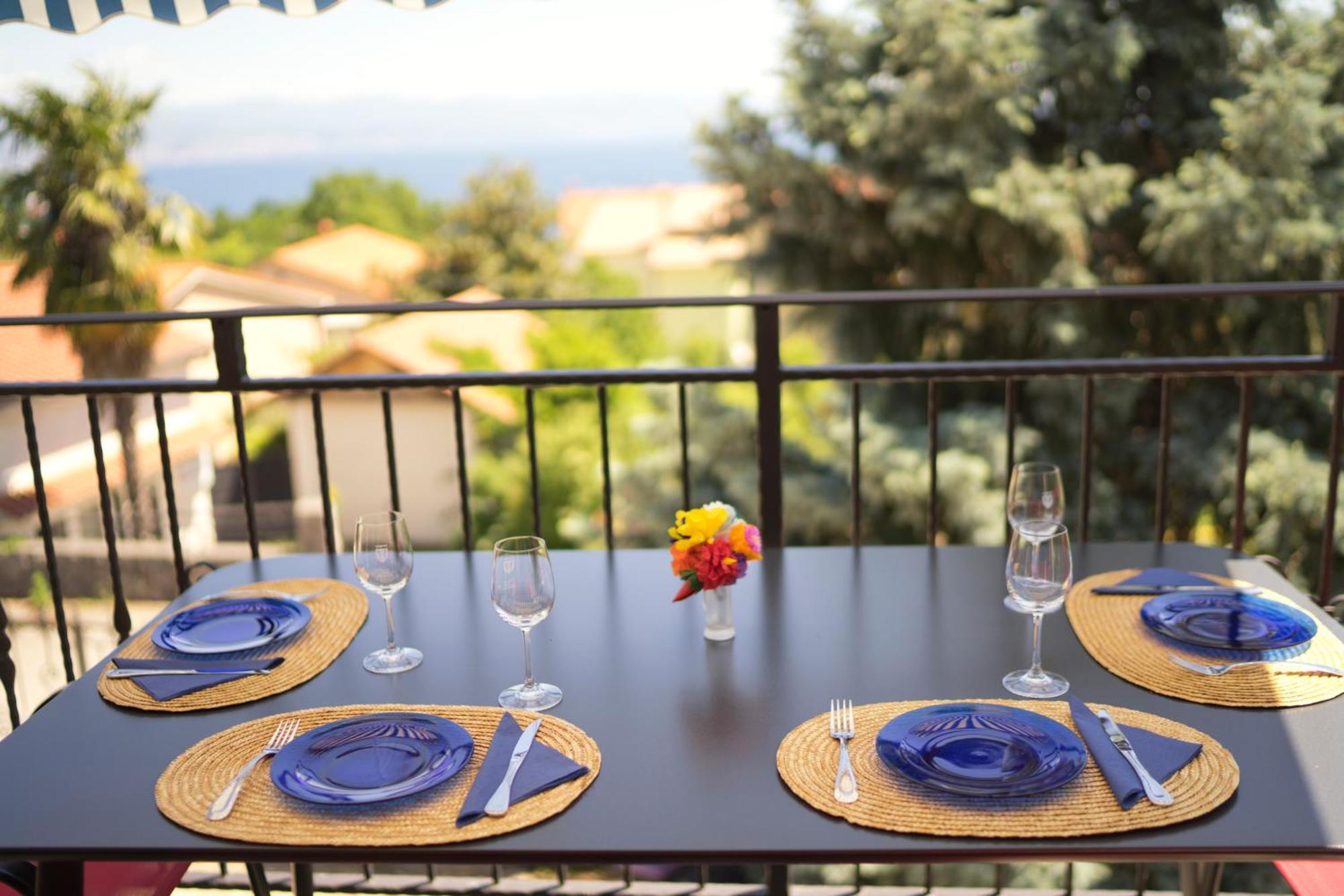 Riviera Blue Apartments With Seaview, Private Whirlpools And Parking Near Opatija Opric Экстерьер фото